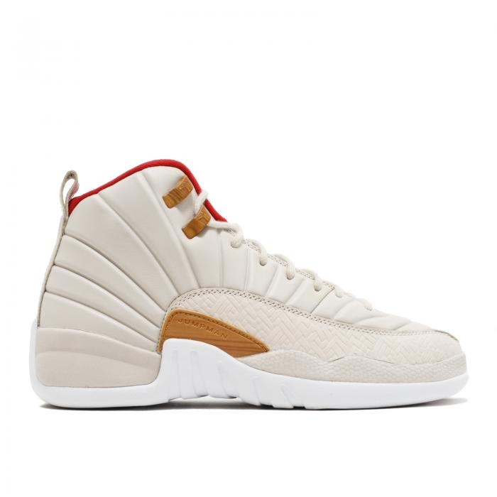 【 AIR JORDAN JORDAN 12 RETRO GG 'CHINESE NEW YEAR' / LT OREWOOD BRN VARSITY RED 】 ナイキ 赤 レ..