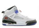 【 AIR JORDAN JORDAN SPIZIKE 'WHITE' / WHITE AQUA TONE VARSITY PURPLE 】 ナイキ 白色 ホワ...