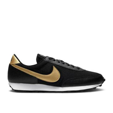 ナイキ NIKE 黒色 ブラック ゴールド 白色 ホワイト 'BLACK GOLD' スニーカー レディース 【 NIKE WMNS DAYBREAK METALLIC BLACK GOLD WHITE 】