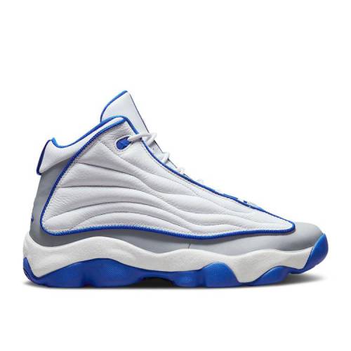 【 AIR JORDAN JORDAN PRO STRONG 'WHITE HYPER ROYAL' / WHITE HYPER ROYAL NEUTRAL GREY 】 ナイキ プロ 白色 ホワイト 灰色 グレー エアジョーダン スニーカー メンズ