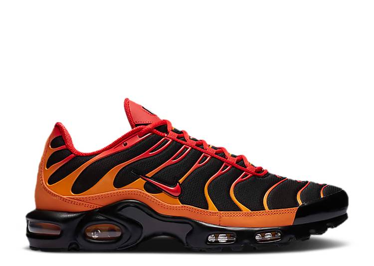 y NIKE AIR MAX PLUS 'VOLCANO' / BLACK VIVID ORANGE CHILE RED z }bNX F ubN  IW  bh GA}bNXvX Xj[J[ Y iCL