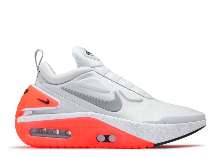 【 NIKE ADAPT AUTO MAX 'INFRARED' / PURE PLATINUM PARTICLE GREY 】 アダプト マックス ピュア プラチナム 灰色 グレー スニーカー メンズ ナイキ