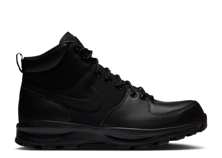 ナイキ NIKE マノア レザー 黒色 ブラック 'BLACK' スニーカー メンズ 【 NIKE ACG MANOA LEATHER TXT BLACK BLACKBLACK 】