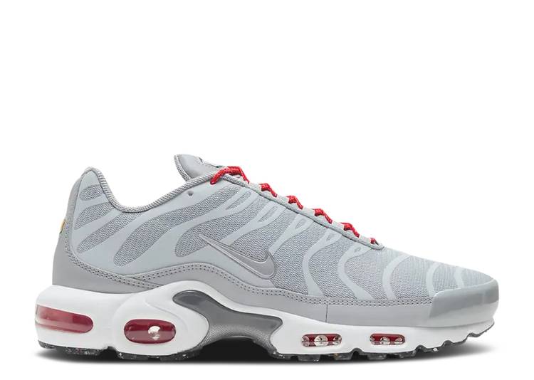 y NIKE AIR MAX PLUS 'LIGHT SMOKE GREY RED' / LIGHT SMOKE GREY LIGHT SMOKE z }bNX DF O[ GA}bNXvX Xj[J[ Y iCL