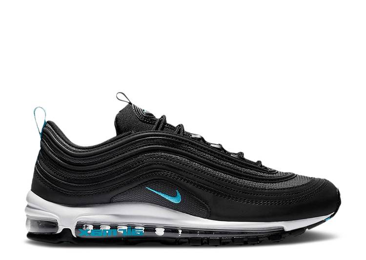 y NIKE AIR MAX 97 'BLUE FURY' / BLACK BLUE FURY DARK GREY z }bNX F ubN F u[ DF O[ GA}bNX Xj[J[ Y iCL