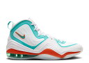 【 NIKE AIR PENNY 5 'MIAMI DOLPHINS' / WHITE ORACLE AQUA BOMBAY ORACLE 】 ペニー 白色 ホ...