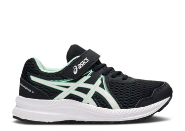 アシックス ASICS フレッシュ 黒色 ブラック 'BLACK ICE' ジュニア キッズ 【 ASICS CONTEND 7 PS FRESH BLACK ICE 】