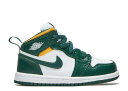 【 AIR JORDAN AIR JORDAN 1 MID TD 'SONICS' / NOBLE GREEN POLLEN WHITE 】 ナイキ ミッド 緑 グリーン 白色 ホワイト エアジョーダン ベビー