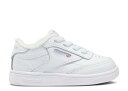 【 REEBOK CLUB C TODDLER 'TRIPLE WHITE' / FOOTWEAR WHITE FOOTWEAR WHITE FOOTWEAR WHITE 】 リーボック クラブ ベビー 赤ちゃん用 白色 ホワイト