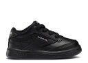 【 REEBOK CLUB C TODDLER 'TRIPLE BLACK' / CORE BLACK CORE BLACK CORE 】 リーボック クラブ ベビー 赤ちゃん用 コア 黒色 ブラック