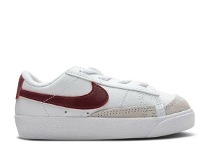 【 NIKE BLAZER LOW '77 TD 'WHITE TEAM RED' / WHITE WHITE BLACK TEAM RED 】 ブレイザー チーム 白色 ホワイト 黒色 ブラック 赤 レッド ベビー ナイキ