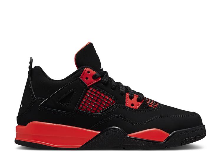 楽天スニケス【 AIR JORDAN JORDAN 4 RETRO PS 'RED THUNDER' / 1 15 22 】 ナイキ エアジョーダン ジュニア キッズ ベビー マタニティ スニーカー