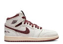 【 AIR JORDAN A MA MANIéRE X JORDAN 1 HIGH OG PS 'AIRNESS' / SAIL BURGUNDY C...