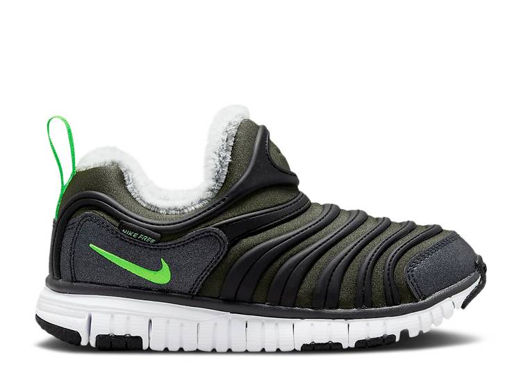 ナイキ NIKE ダイナモ フリー カーキ 緑 グリーン カーゴ 白色 ホワイト ストライク 'CARGO STRIKE' ジュニア キッズ 【 GREEN NIKE DYNAMO FREE SE PS KHAKI CARGO WHITE OFF NOIR STRIKE 】