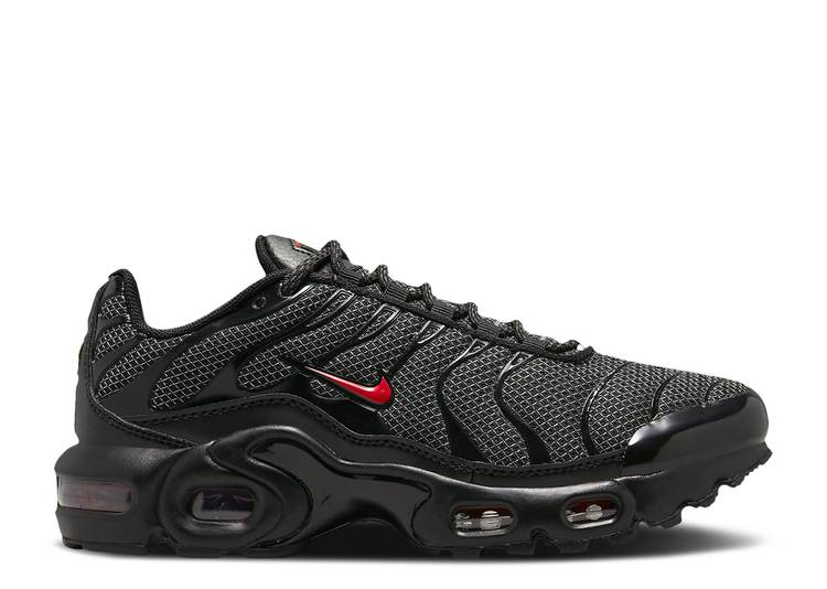 【 NIKE AIR MAX PLUS GS 'BRED' / BLACK METALLIC SILVER 】 マックス 黒色 ブラック 銀色 シルバー エアマックスプラス ジュニア キッズ ベビー マタニティ スニーカー ナイキ