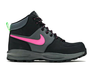 ナイキ NIKE マノア レザー 黒色 ブラック 灰色 グレー 白色 ホワイト 'BLACK FUSCHIA' スニーカー メンズ 【 NIKE MANOA LEATHER SE ACTIVE BLACK IRON GREY WHITE FUCHSIA 】