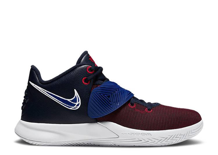 【 NIKE KYRIE FLYTRAP 3 'OBSIDIAN GYM RED' / OBSIDIAN GYM RED WHITE DEEP 】 カイリー フライトラップ 赤 レッド 白色 ホワイト ディープ スニーカー メンズ ナイキ