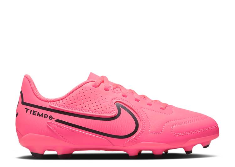 【 NIKE TIEMPO LEGEND 9 CLUB MG GS 'RACER PINK' / RACER PINK BLACK 】 ティエンポ レジェンド クラブ ピンク 黒色 ブラック ジュニア キッズ ベビー マタニティ スニーカー ナイキ