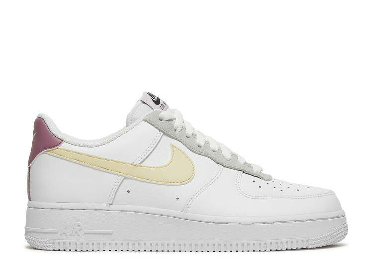 【 NIKE WMNS AIR FORCE 1 '07 ESSENTIAL 'WHITE LEMON DROP' / WHITE LEMON DROP REGAL PINK 】 白色 ホワイト ピンク エアフォース スニーカー レディース ナイキ