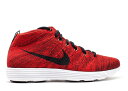 【 NIKE LUNAR FLYKNIT CHUKKA 039 UNIVERSITY RED 039 / UNIVERSITY RED BLACK METALLIC 】 ルーナー ルナー フライニット チャッカ 赤 レッド 黒色 ブラック スニーカー メンズ ナイキ