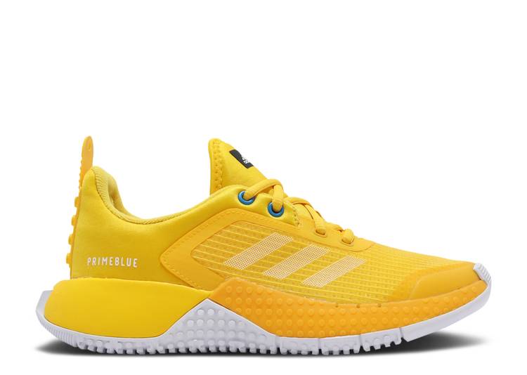 【 ADIDAS LEGO X SPORT J 'EQUIPMENT YELLOW' / EQUIPMENT YELLOW CLOUD WHITE 】 アディダ...