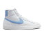 【 NIKE WMNS BLAZER MID '77 NEXT NATURE 'UNIVERSITY BLUE' / WHITE UNIVERSITY BLUE 】 ブレイザー ミッド 白色 ホワイト 青色 ブルー スニーカー レディース メンズ ナイキ