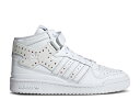 y ADIDAS SWAROVSKI X WMNS FORUM MID 'WHITE BLACK' / CLOUD WHITE CLOUD WHITE CORE z AfB_X tH[ ~bh F zCg RA Xj[J[ fB[X