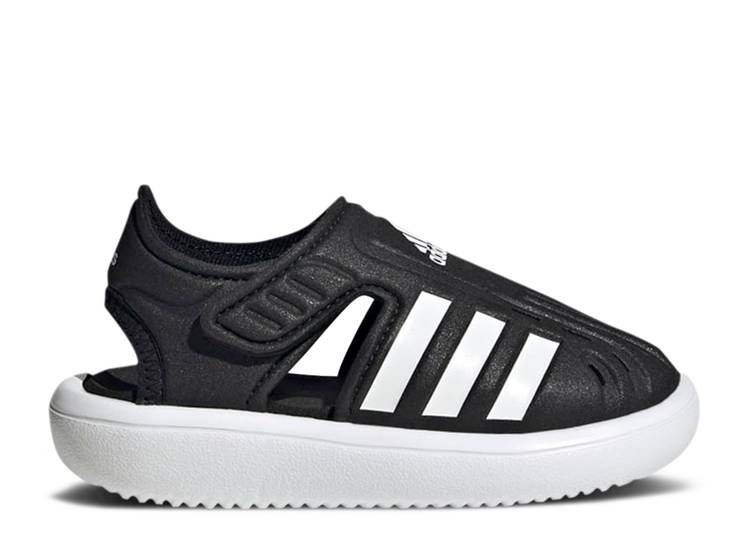 アディダス ADIDAS アディダス サマー コア 黒色 ブラック 白色 ホワイト 'BLACK WHITE' ベビー 【 SUMMER ADIDAS CLOSED TOE WATER SANDAL I CORE BLACK CLOUD WHITE 】