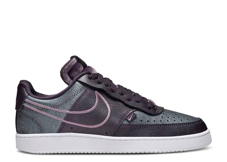 �� NIKE WMNS COURT VISION LOW PREMIUM 'CAVE PURPLE' / CAVE PURPLE WHITE LIGHT VIO...