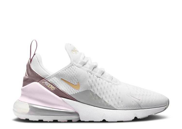 【 NIKE WMNS AIR MAX 270 ESSENTIAL 'WHITE LIGHT MULBERRY' / WHITE REGAL PINK LIGHT MULBERRY 】 マックス 白色 ホワイト ピンク エアマックス スニーカー レディース ナイキ