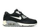【 NIKE WMNS AIR MAX 90 ESSENTIAL 'BLACK WOLF GREY' / BLACK WOLF GREY WHITE 】 マックス 黒色 ブラック 灰色 グレー 白色 ホワイト エアマックス スニーカー レディース ナイキ