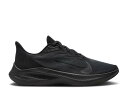 【 NIKE WMNS AIR ZOOM WINFLO 7 'BLACK ANTHRACITE' / BLACK ANTHRACITE BLACK 】 ズーム 黒色 ブラック スニーカー レディース ナイキ