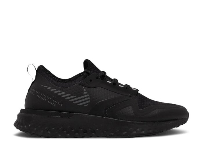 ナイキ NIKE リアクト 黒色 ブラック 銀色 シルバー 'BLACK SILVER' スニーカー レディース 【 SILVER NIKE WMNS ODYSSEY REACT 2 SHIELD METALLIC BLACK 】