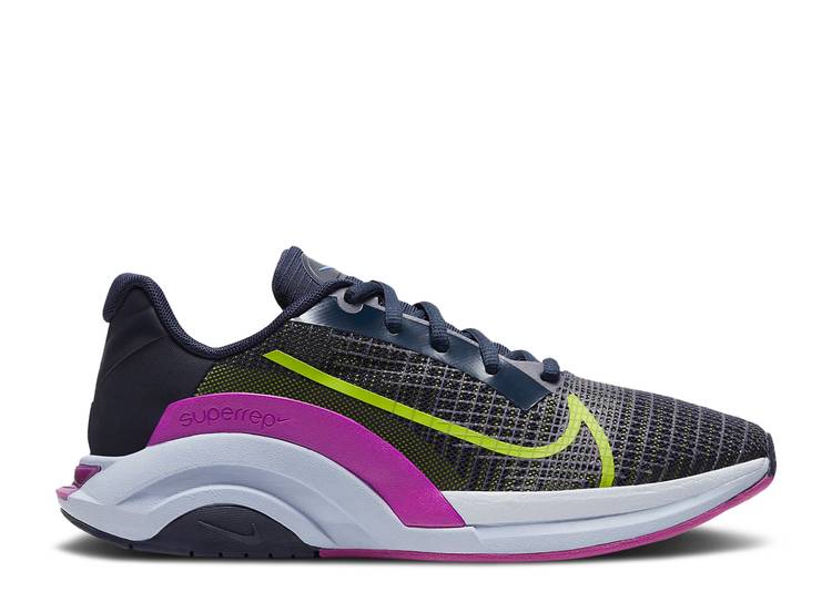 【 NIKE WMNS ZOOMX SUPERREP SURGE 'BLACKENED BLUE CYBER' / BLACKENED BLUE RED PLUM GHOST 】 青色 ブルー 赤 レッド スニーカー レディース ナイキ