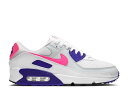 【 NIKE WMNS AIR MAX 90 'CONCORD PURPLE' / WHITE VAST GREY PINK BLAST 】 マックス 白色 ホワイト 灰色 グレー ピンク ブラスト エアマックス スニーカー レディース ナイキ