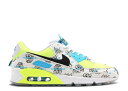 y NIKE WMNS AIR MAX 90 'WORLDWIDE - KATAKANA LOGO' / WHITE BLUE FURY BLACK VOLT z }bNX F zCg F u[ F ubN GA}bNX Xj[J[ fB[X iCL