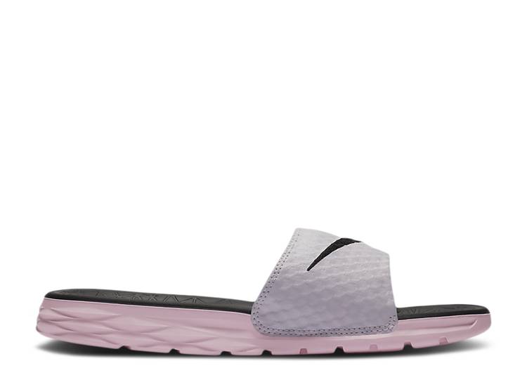 【 NIKE WMNS BENASSI SOLARSOFT 2 SLIDE 'ARCTIC PINK BLACK' / ARCTIC PINK BLACK 】 ベナッシ サンダル ピンク 黒色 ブラック スニーカー レディース ナイキ