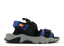 【 NIKE WMNS CANYON SANDAL 039 BLACK HYPER BLUE 039 / BLACK HYPER ROYAL PARTICLE GREY 】 黒色 ブラック 灰色 グレー スニーカー レディース ナイキ