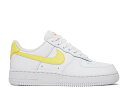 【 NIKE WMNS AIR FORCE 1 '07 'WHITE LIGHT CITRON' / WHITE BRIGHT MANGO WHITE LIGHT 】 白色 ホワイト エアフォース スニーカー レディース ナイキ