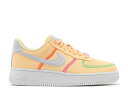 【 NIKE WMNS AIR FORCE 1 '07 LOW LX 'STITCHED CANVAS - MELON TINT' / MELON TINT P...