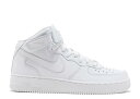 【 NIKE AIR FORCE 1 MID '07 'TRIPLE WHITE' / WHITE WHITE WHITE 】 ミッド 白色 ホワイト エアフォース スニーカー メンズ ナイキ