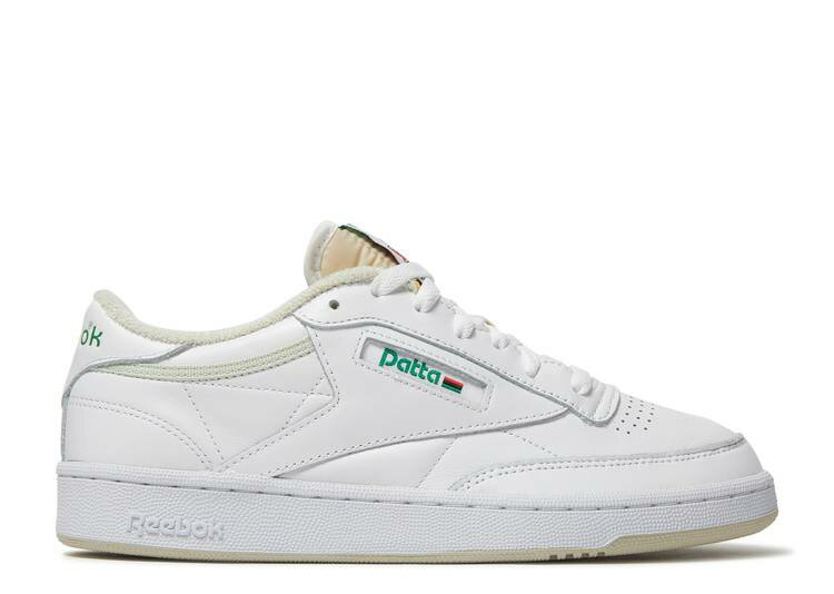 【 REEBOK PATTA X CLUB C 85 'WHITE COOL SAGE' / WHITE COOL SAGE PAPERWHITE 】 リーボック クラブ クール 白色 ホワイト スニーカー メンズ