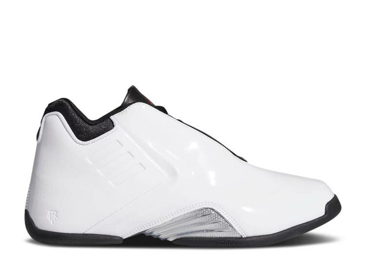 【 ADIDAS T-MAC 3 'LESSON' / WHITE BLACK 】 アディダス 白色 ホワイト 黒色 ブラック スニーカー メンズ