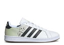 【 ADIDAS STAR WARS X GRAND COURT 'BABY YODA' / CLOUD WHITE CARBON HALO GREEN 】 ア...