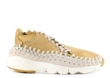 ナイキ NIKE ウーブン チャッカ ゴールド 白色 ホワイト 'HAIRY SUEDE' スニーカー メンズ 【 WOVEN NIKE AIR FOOTSCAPE CHUKKA QS FLAT GOLD LIGHT ORWOOD BROWNSUMMIT WHITE 】