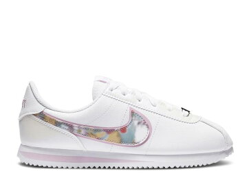 ナイキ NIKE コルテッツ 白色 ホワイト ピンク 銀色 シルバー 'FUZZY PRINT' スニーカー レディース 【 PINK SILVER NIKE WMNS CORTEZ SE FLORAL WHITE LIGHT ARCTIC METALLIC 】