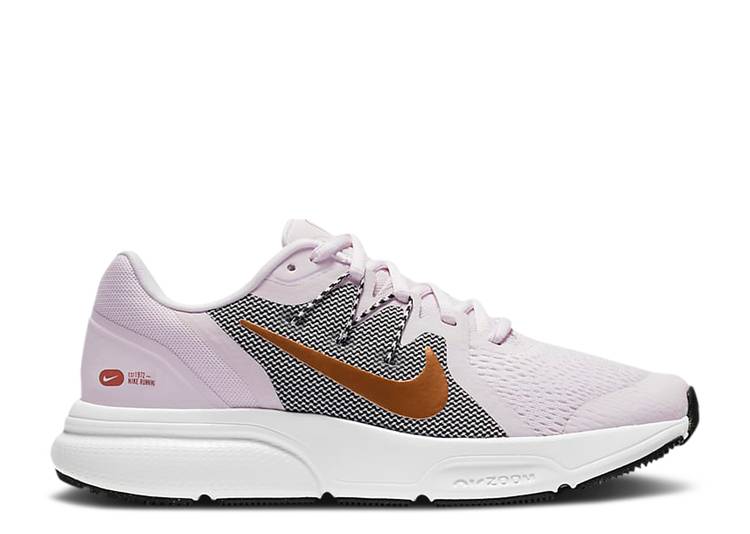 【 NIKE WMNS ZOOM SPAN 3 'LIGHT ARCTIC PINK COPPER' / LIGHT VIOLET BLACK LIGHT ARCTIC 】 ズーム ピンク 紫 バイオレット 黒色 ブラック スニーカー レディース ナイキ