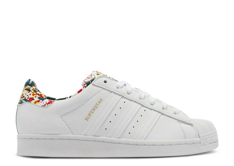 【 ADIDAS SUPERSTAR 'WHITE SPLATTER' / CLOUD WHITE CLOUD WHITE GOLD 】 アディダス スーパースター 白色 ホワイト ゴールド スニーカー メンズ