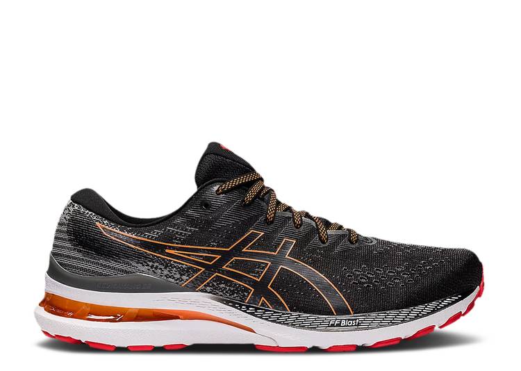 【 ASICS GEL KAYANO 28 'BLACK CLAY GREY' / BLACK CLAY GREY 】 黒色 ブラック 灰色 グレー スニーカー メンズ アシックス