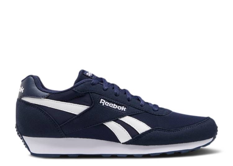 【 REEBOK REWIND RUN 'VECTOR NAVY' / VECTOR NAVY WHITE VECTOR NAVY 】 リーボック ラン 紺色 ネイビー 白色 ホワイト スニーカー メンズ